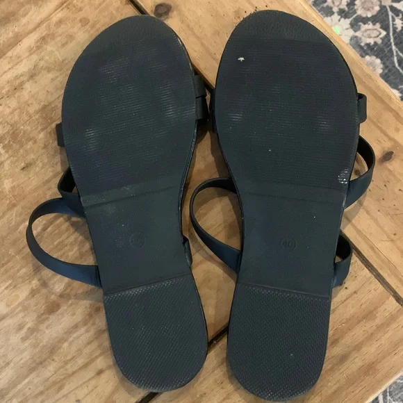 Black Women's Sandals - Picture 3 of 5